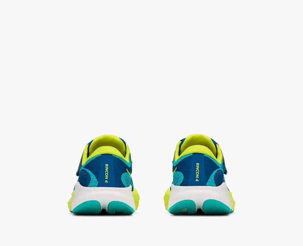 HOKA Rincon 4 Electric Aqua Neon Citrus (Little Kids)