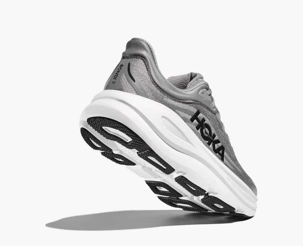 HOKA Bondi 9 Galactic Grey Stellar Grey