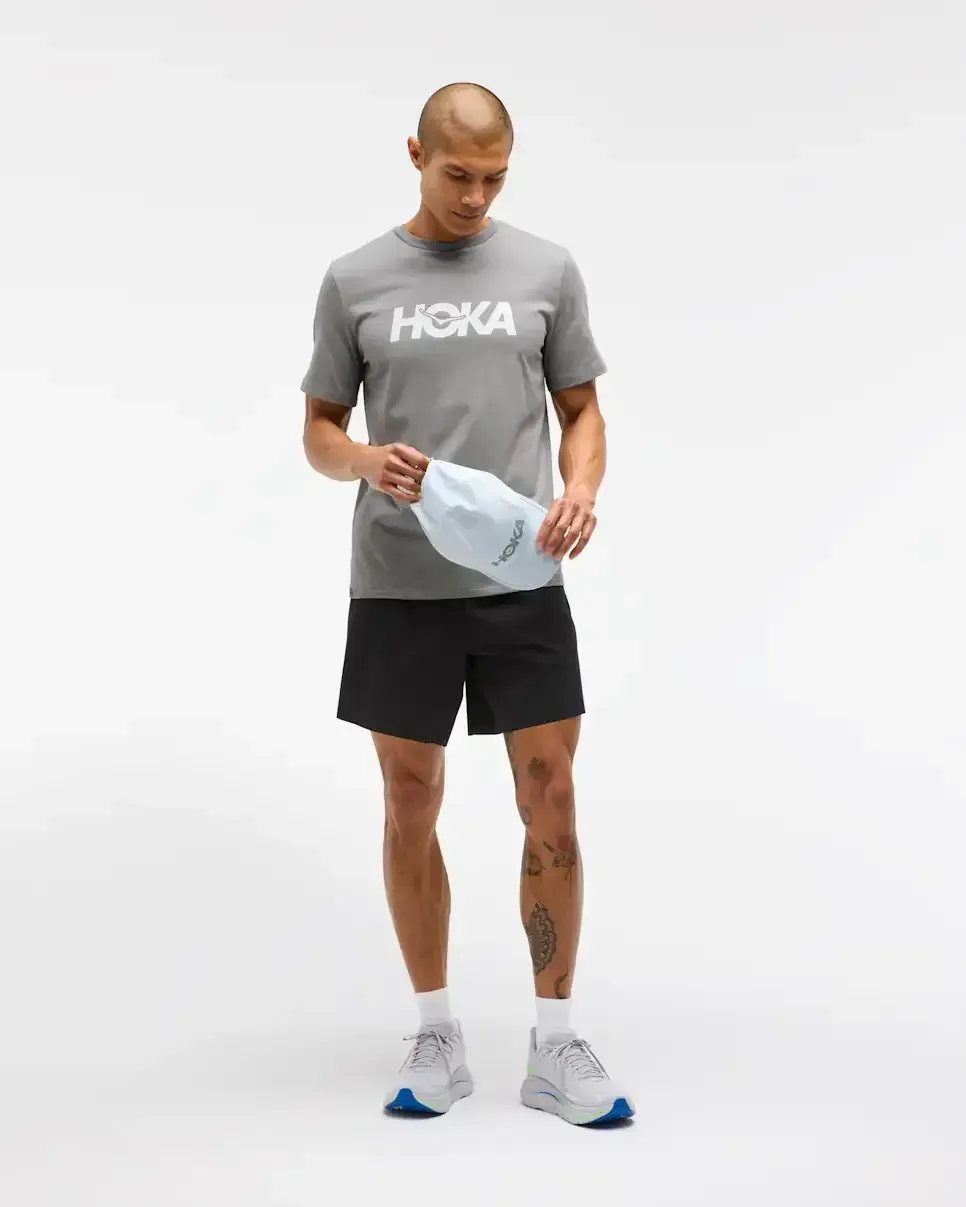 HOKA Core Logo Graphic Tee Galactic Grey