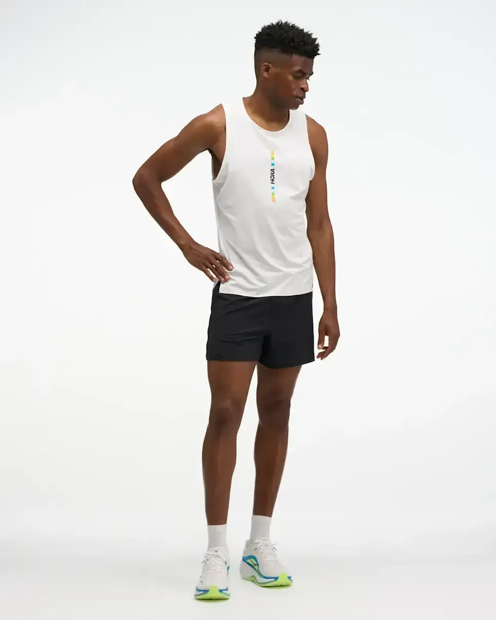 HOKA EveryRun Tank White Multi