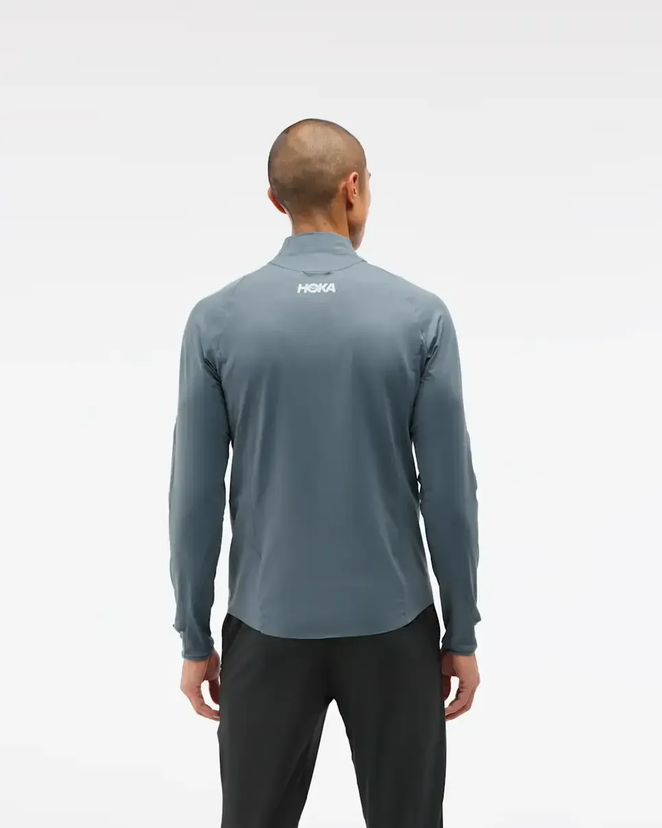 HOKA GlideTech Quarter Zip Faded Navy