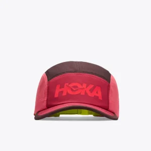 HOKA Hoka Run Hat Deep Mauve Red Agate