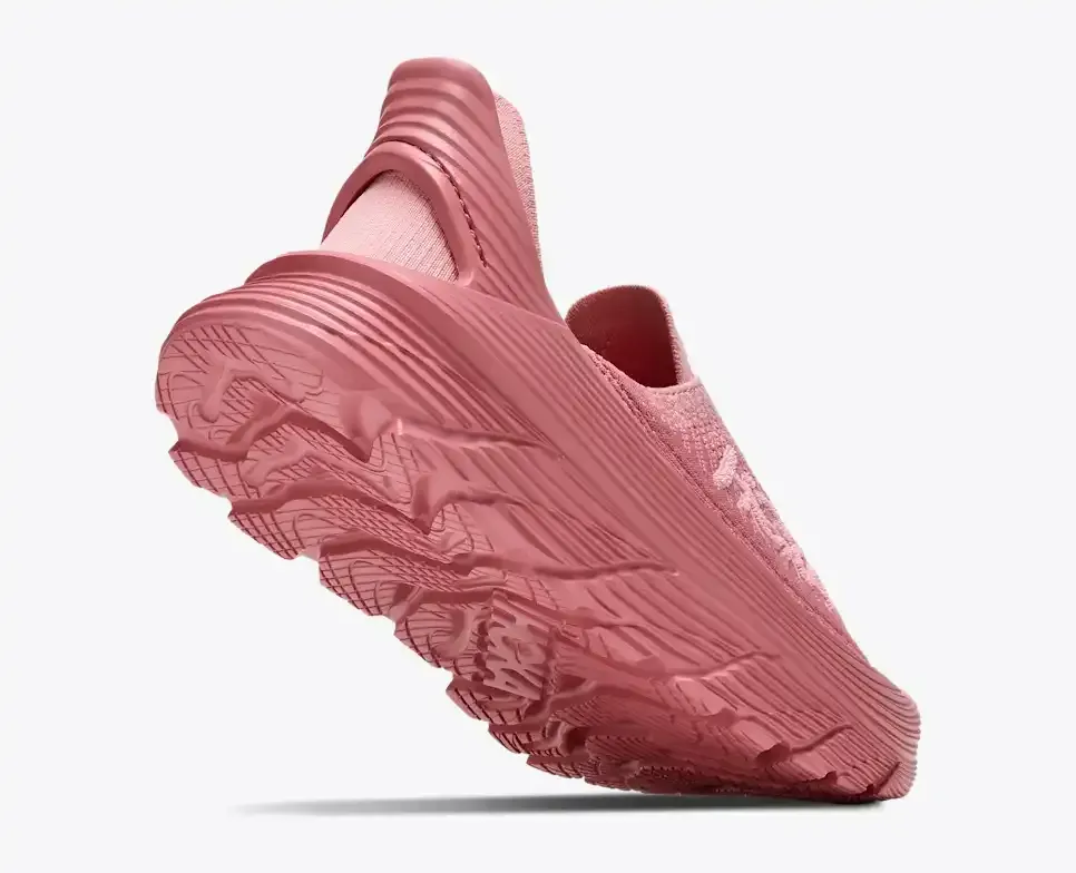 HOKA Restore TC Dewy Pink Rose Garden Pink