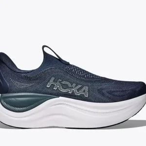 HOKA Skyward Laceless Varsity Navy White