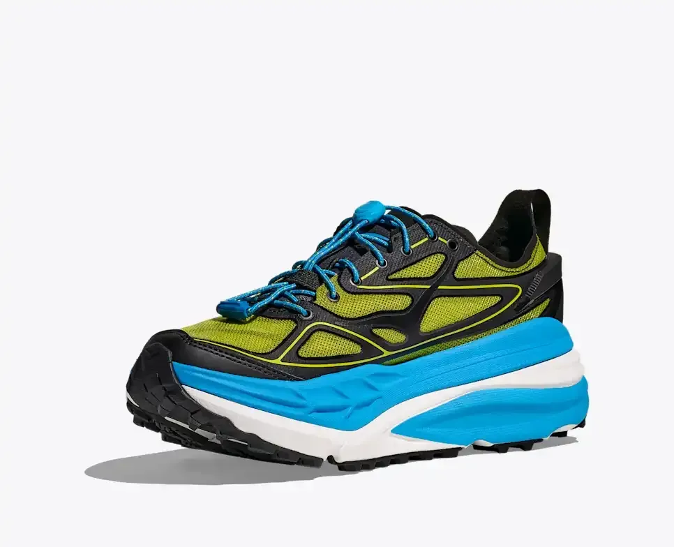 HOKA Stinson One7 Black Skyward Blue