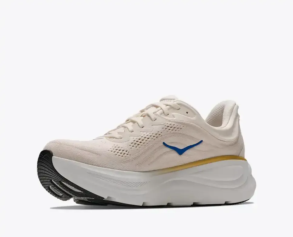 HOKA Bondi 9 Whisper White Fort Knox