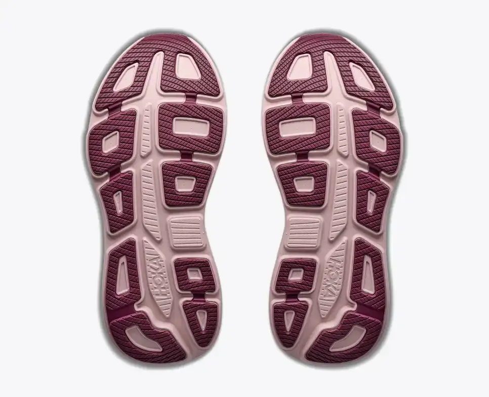 HOKA Bondi 9 White Pink Opal (Women's)