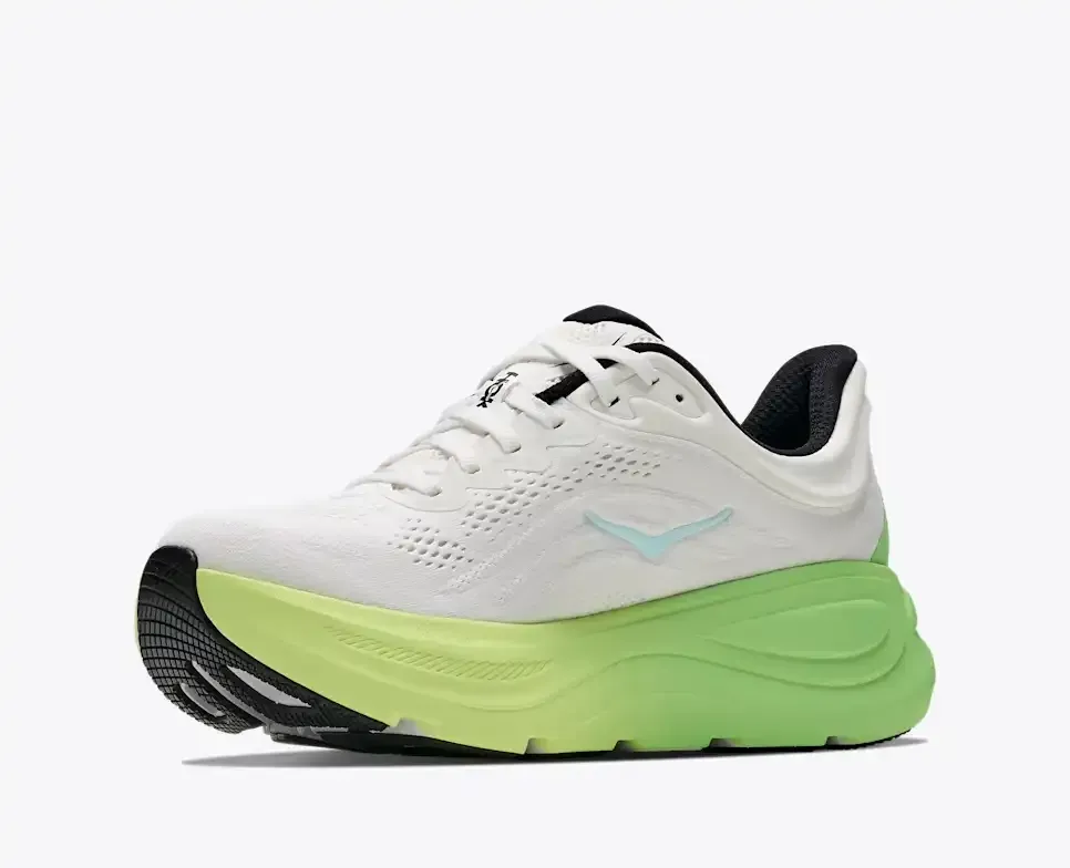 HOKA Bondi 9 White Tart Apple (Women's)