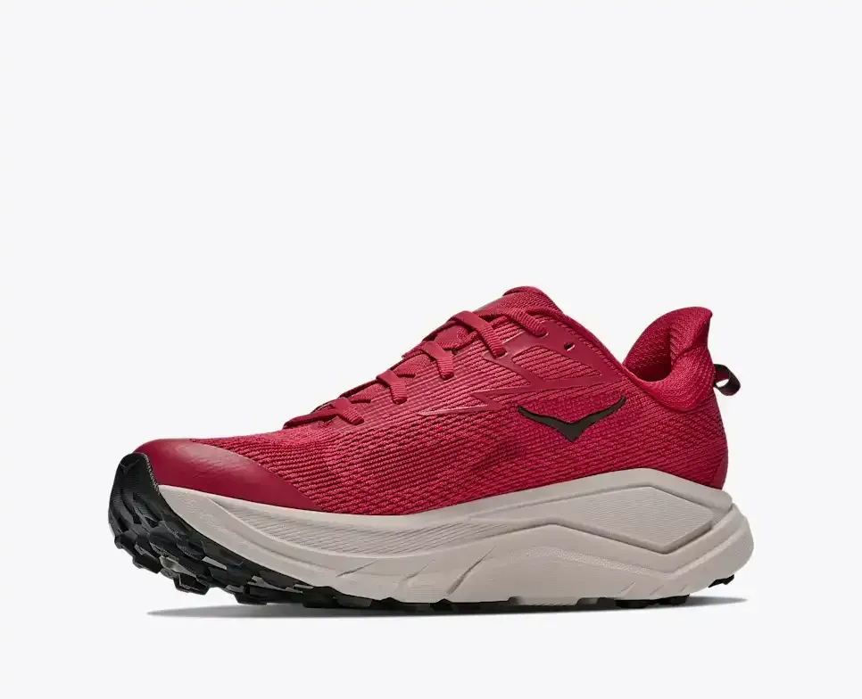 HOKA Challenger 8 Red Agate River Rock Grey