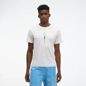 HOKA EveryRun Short Sleeve White Multi