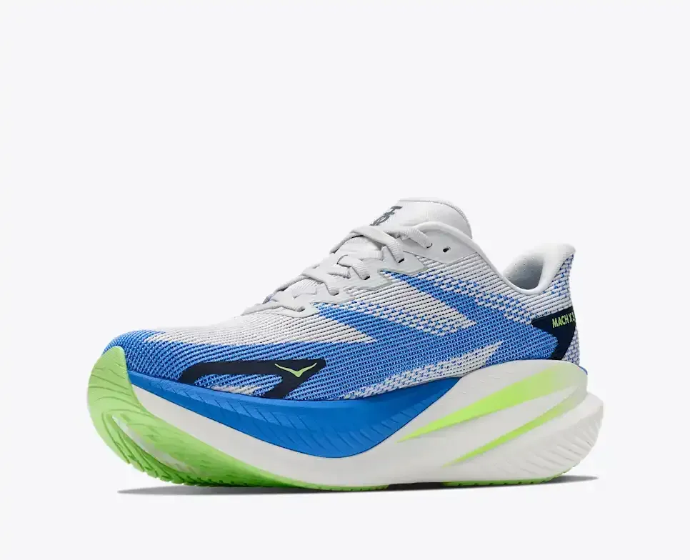 HOKA Mach X 3 Cosmic Grey Virtual Blue