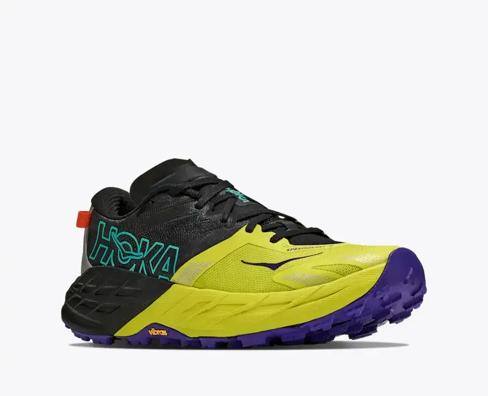 HOKA Speedgoat 7 Black Hoka Citrus
