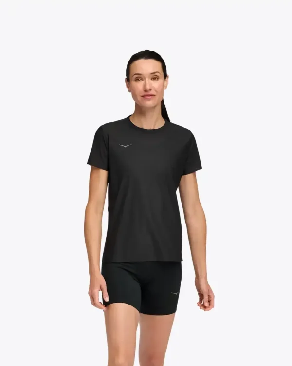 HOKA Airolite Short Sleeve 2.0 Black (Women's)