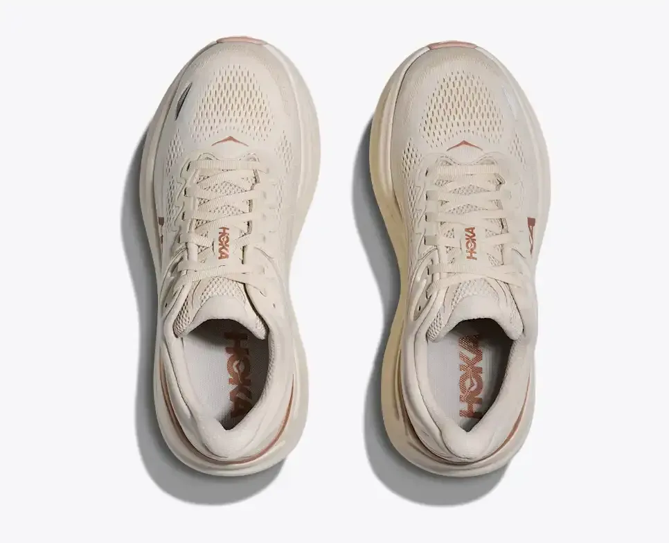 HOKA Bondi 9 Oat Milk Rose Gold (Women's)
