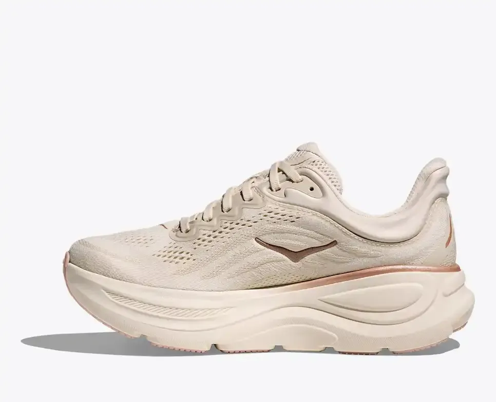 HOKA Bondi 9 Oat Milk Rose Gold (Women's)