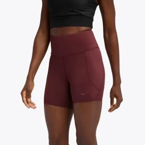 HOKA Elaro 5″ Bike Short Black Cherry (Women's)