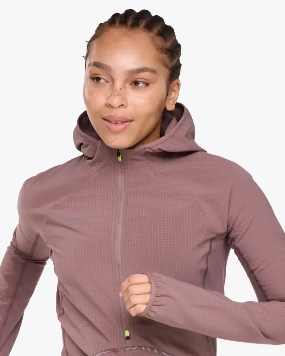 HOKA SkyGlow Half-Zip Smokey Quartz (Women's)